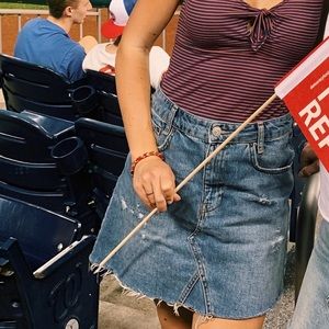 BDG denim skirt
